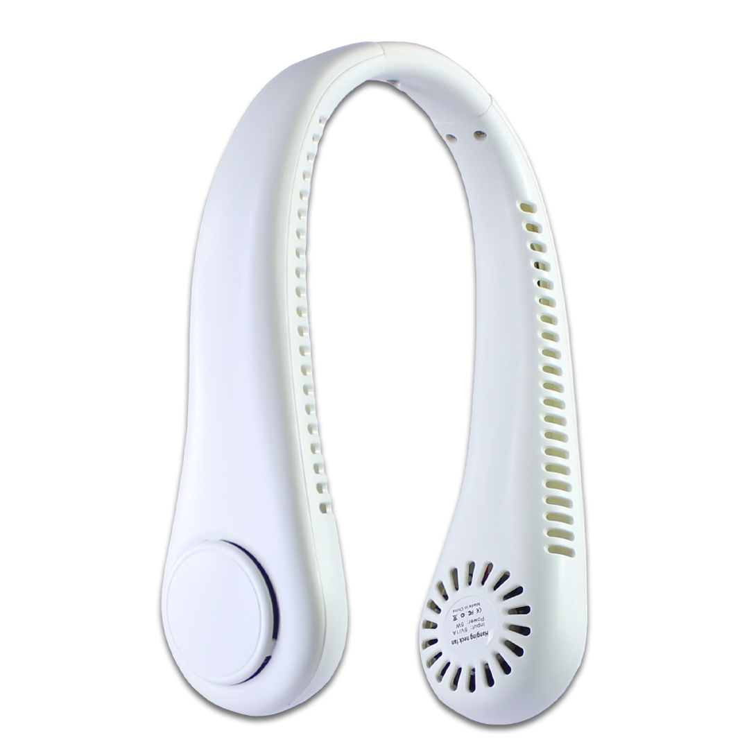 Foto 5 pulgar | Ventilador Recargable De Cuello Ligero Color Blanco