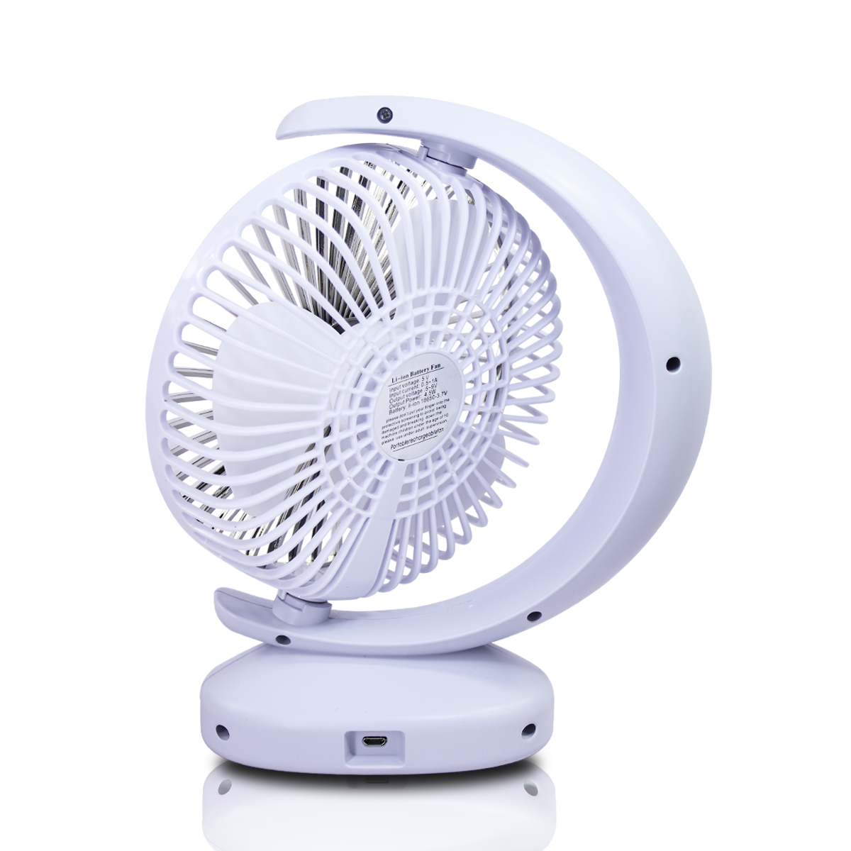 Foto 3 | Ventilador de Escritorio Fane color Rosa con Velocidad Ajustable