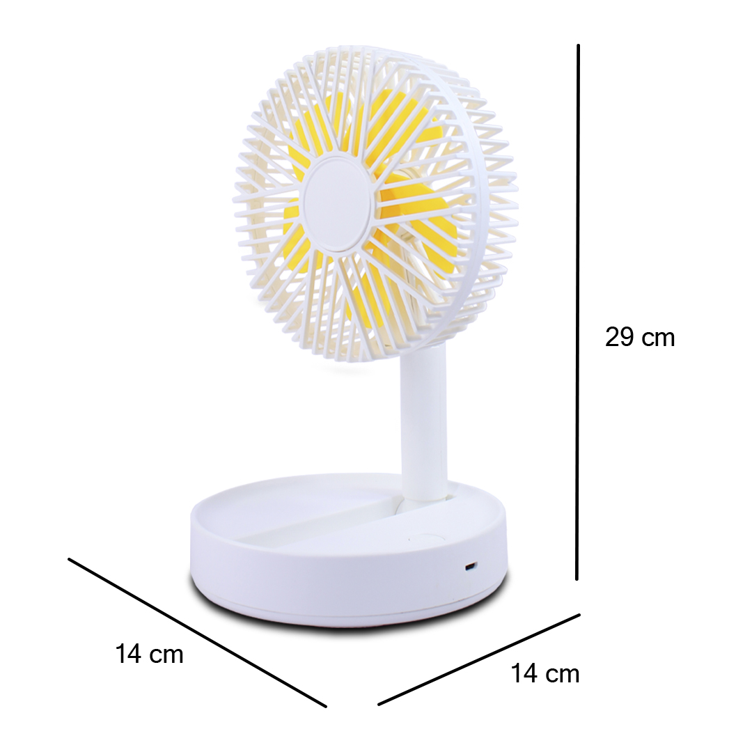 Foto 3 pulgar | Mini Ventilador Playbox Recargable 3 Velocidades
