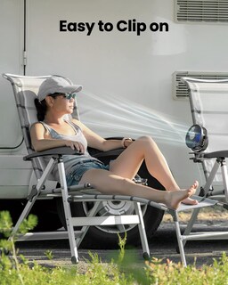 Foto 7 | Ventilador con Clip Gaiatop Portátil Recargable - Venta Internacional