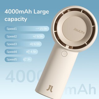 Foto 3 | Ventilador Portátil Jisulife Turbo con Tiempo de Enfriamiento de 16 H - Venta Internacional
