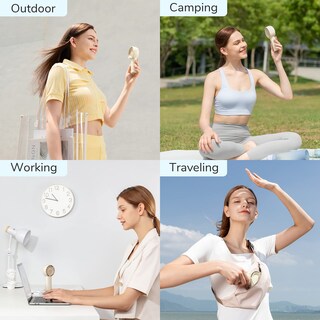 Foto 6 | Ventilador Portátil Jisulife Turbo con Tiempo de Enfriamiento de 16 H - Venta Internacional