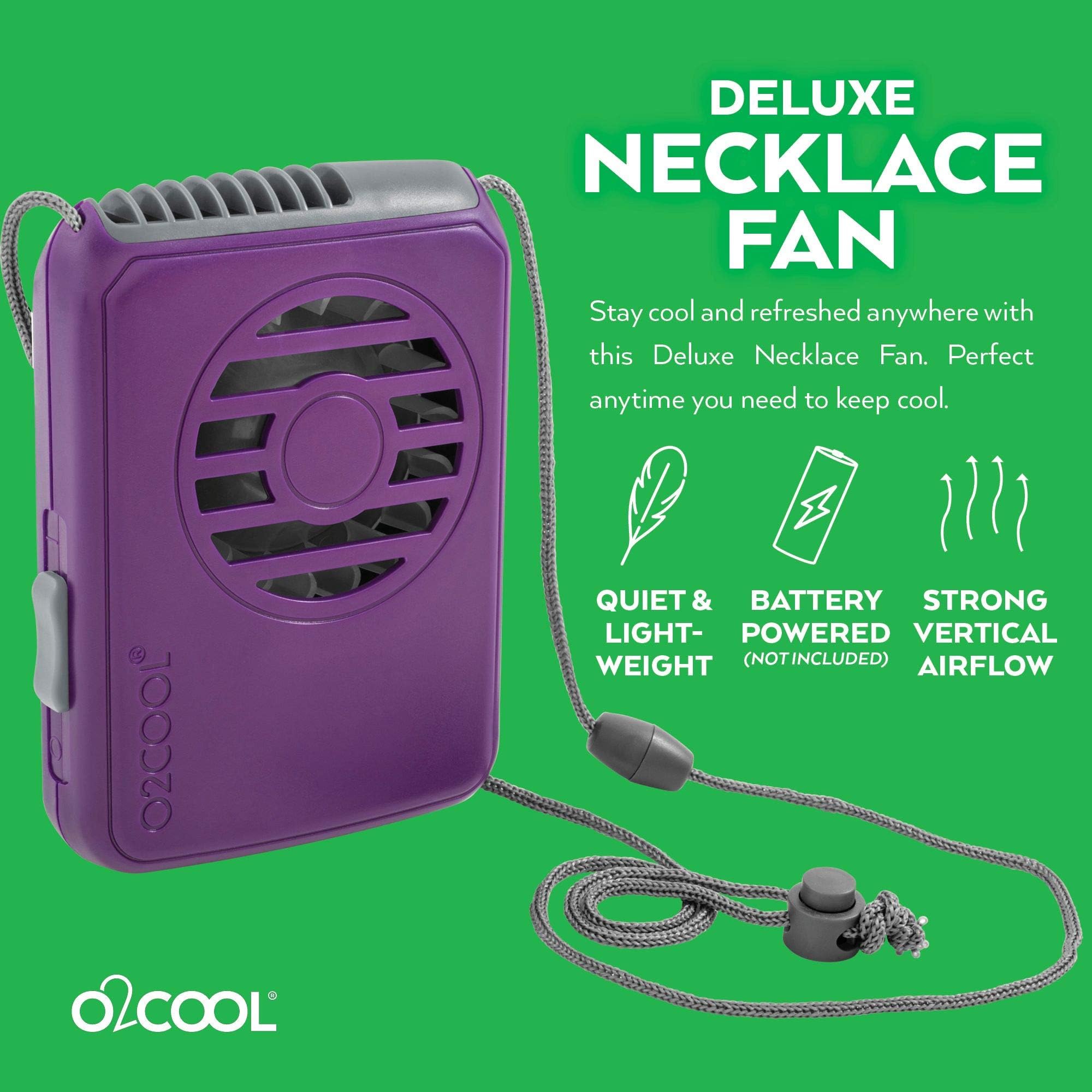 Foto 3 pulgar | Ventilador Portátil O2cool Vegano Púrpura - Venta Internacional