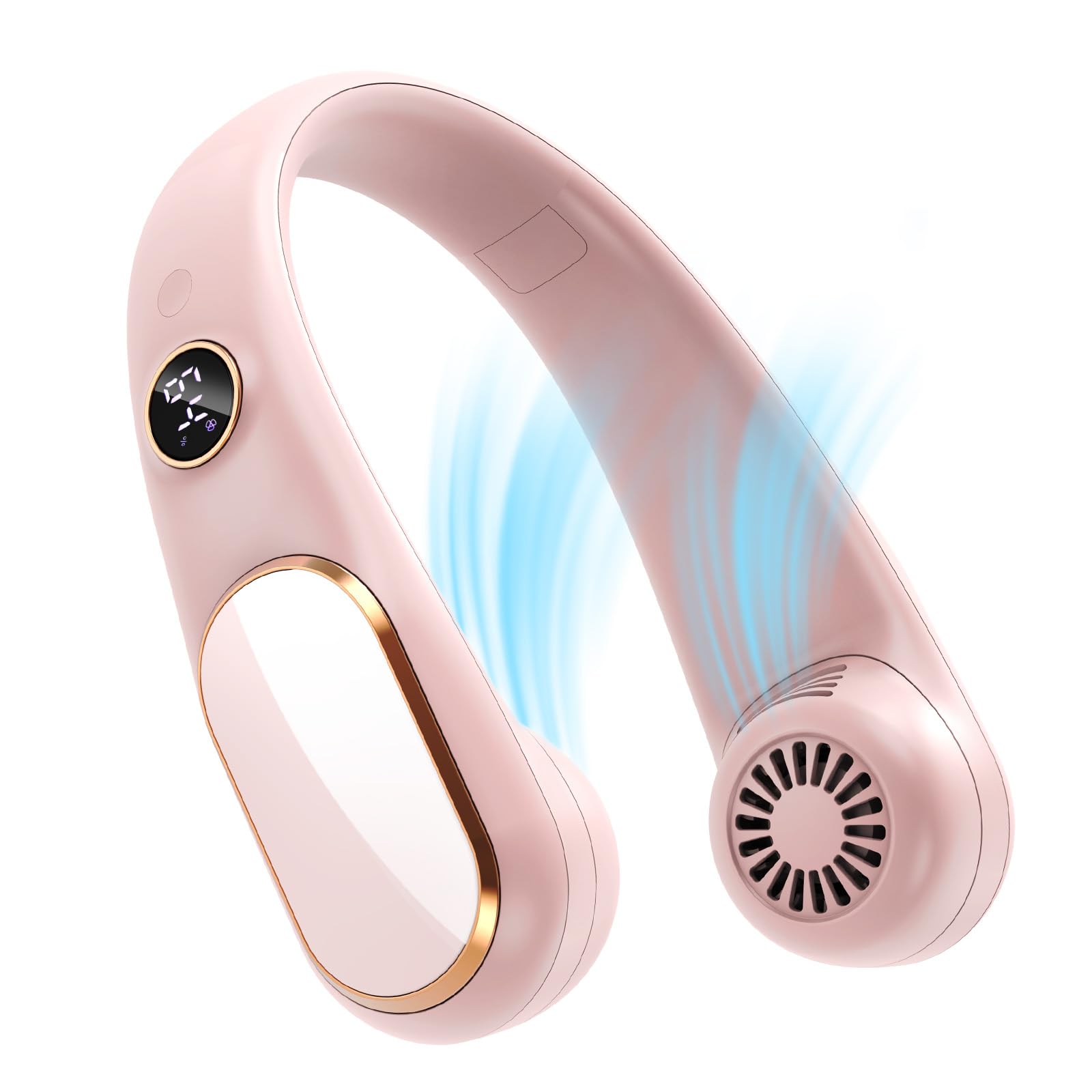 Ventilador de Cuello Koonie Recargable de 5 Velocidades Portátil sin Aspas - Venta Internacional