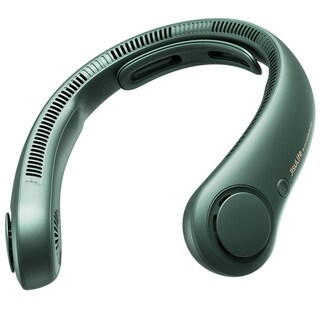 Foto 1 | Ventilador de Cuello Jisulife Portátil con Soporte para el Cuello Verde - Venta Internacional