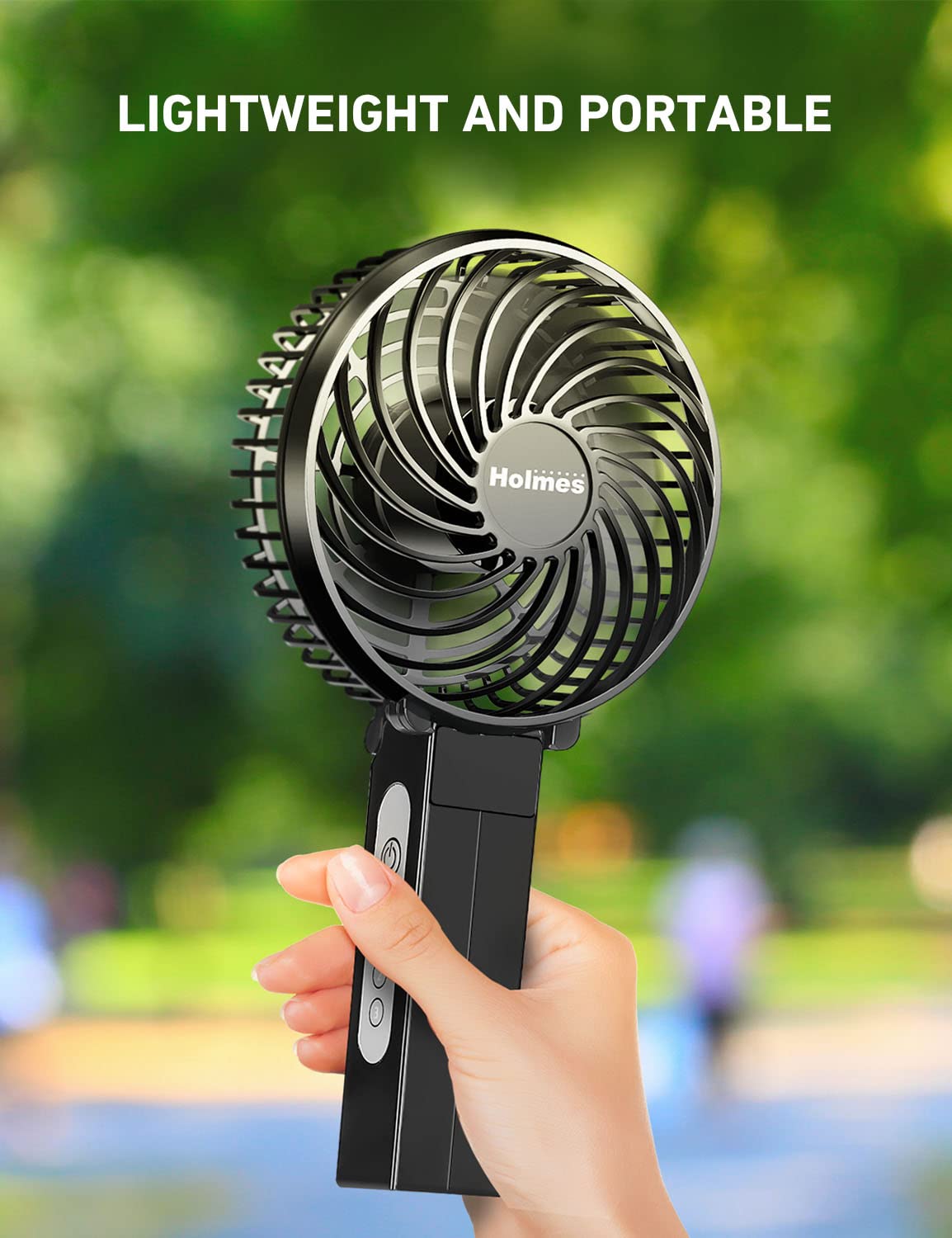 Foto 4 pulgar | Ventilador Portátil Fan Holmes 4 de 3 Velocidades Color Negro - Venta Internacional