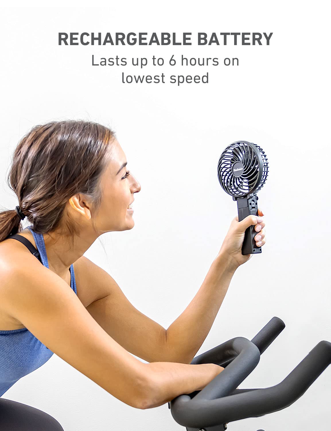 Foto 7 | Ventilador Portátil Fan Holmes 4 de 3 Velocidades Color Negro - Venta Internacional