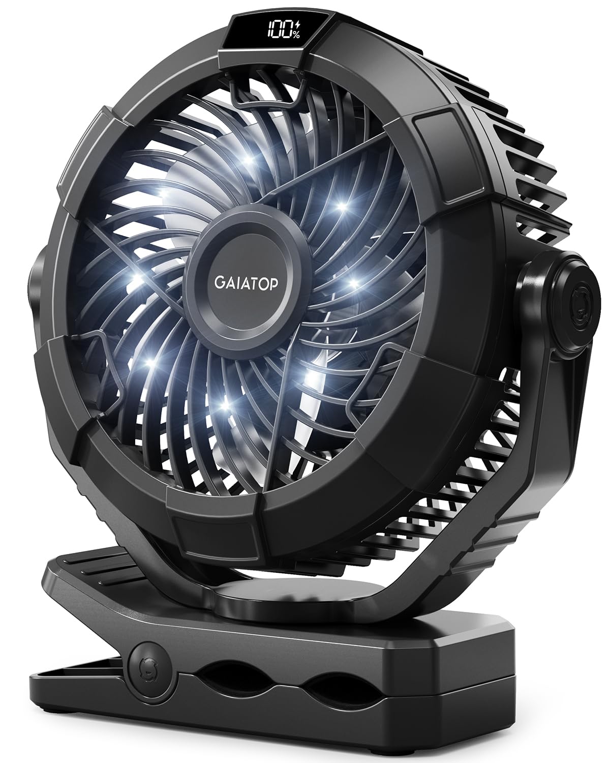 Foto 1 | Ventilador Portátil para Acampar Gaiatop con Linterna Led y Gancho - Venta Internacional
