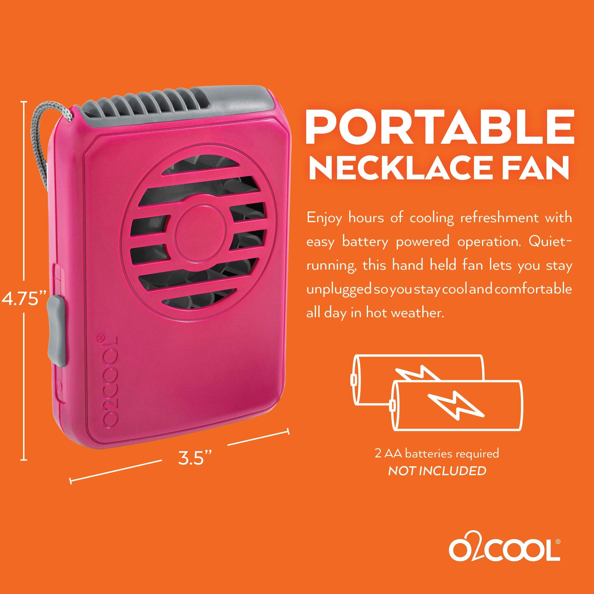 Foto 7 pulgar | Ventilador de Cuello Portátil O2cool - Venta Internacional