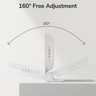 Foto 3 | Ventilador de Escritorio Jisulife Fa28 Recargable Blanco - Venta Internacional