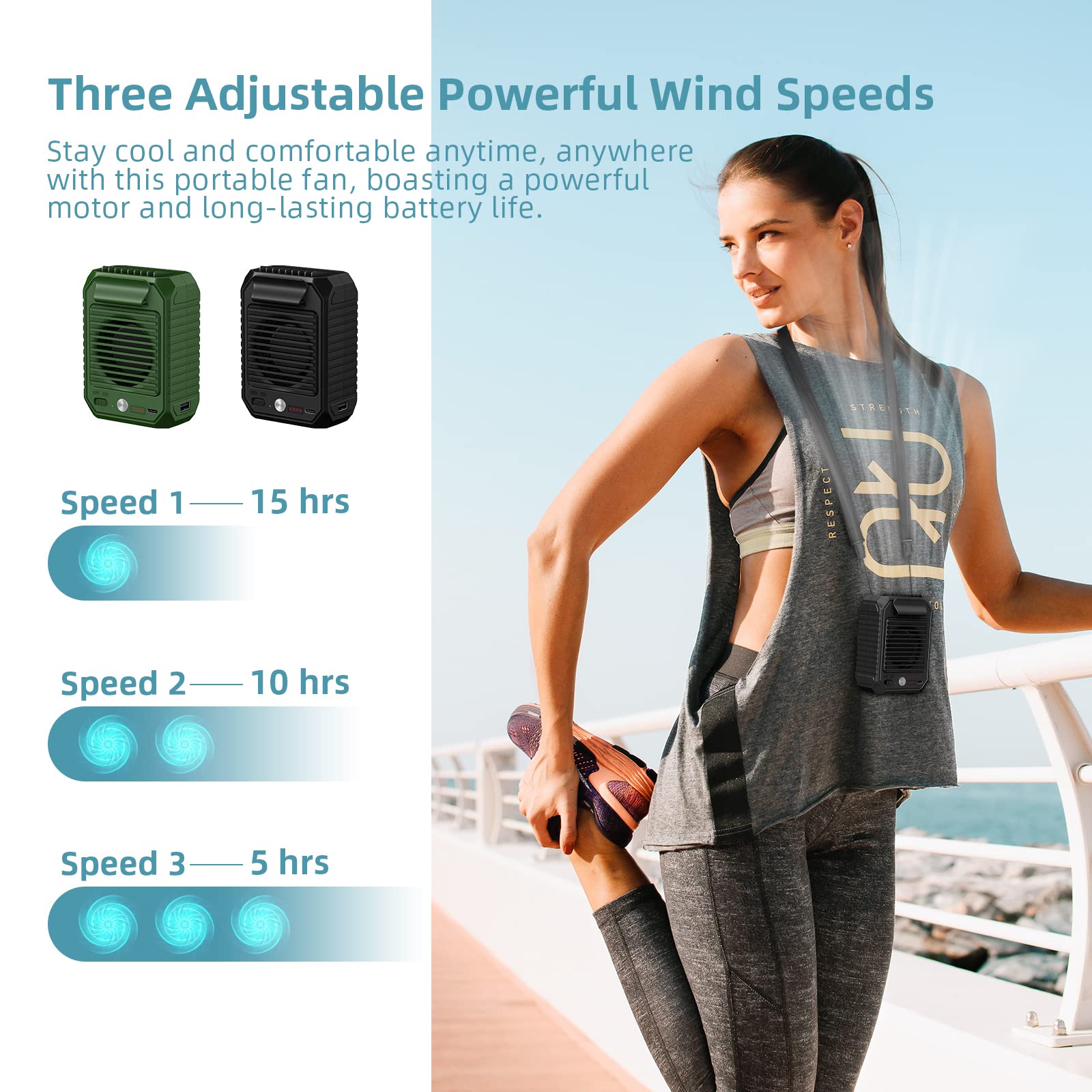 Foto 4 pulgar | Ventilador con Clip Civpower Portátil 3 Velocidades - Venta Internacional