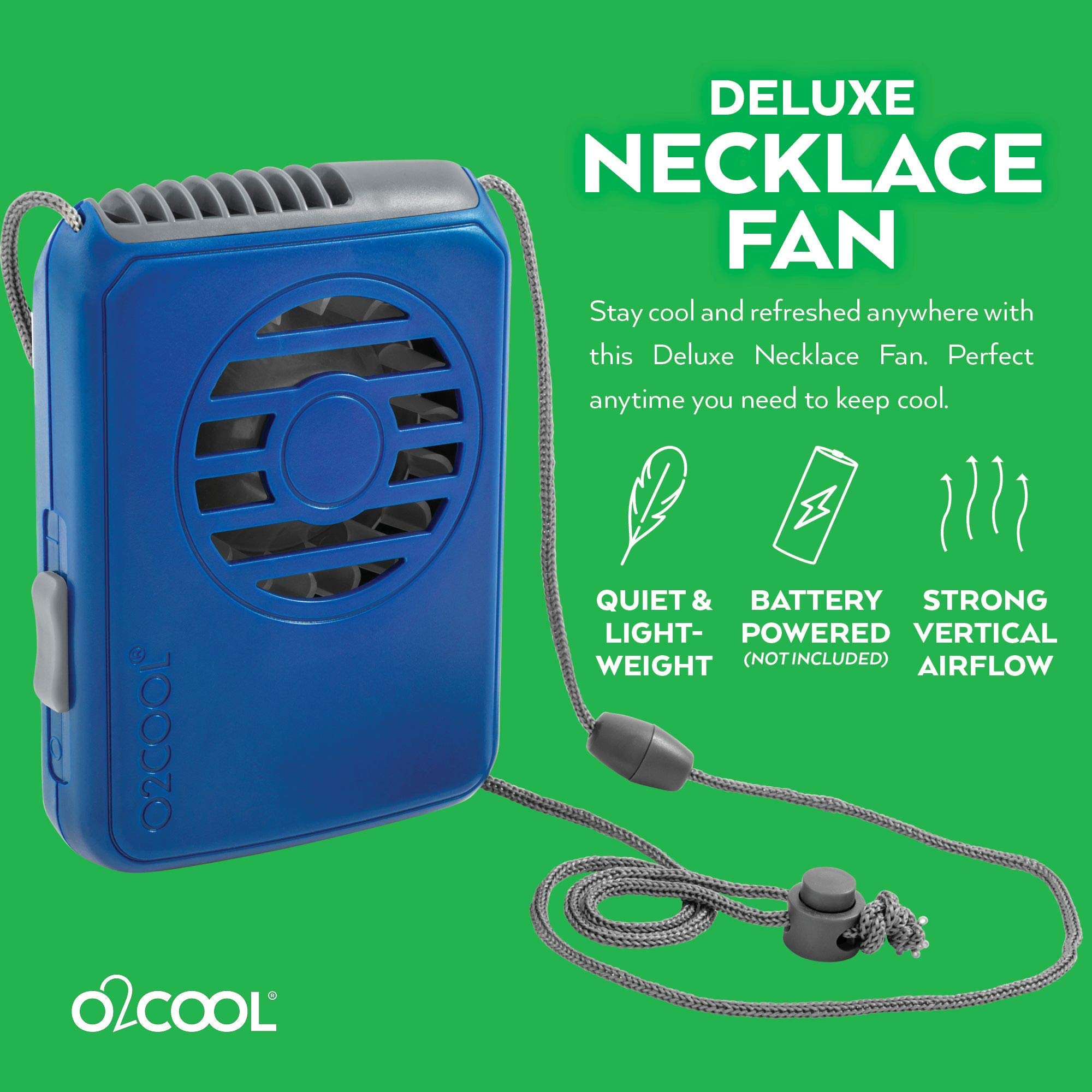 Foto 3 pulgar | Collar Personal Fan O2cool Deluxe  3 Colores Aleatorios - Venta Internacional