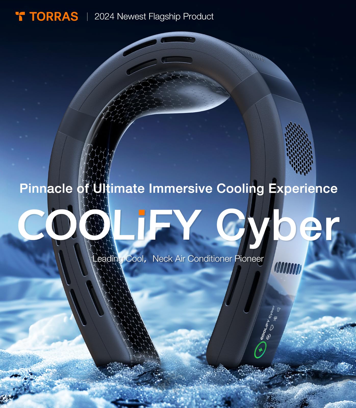 Foto 3 pulgar | Ventilador de Cuello Torras Coolify Cyber - Venta Internacional