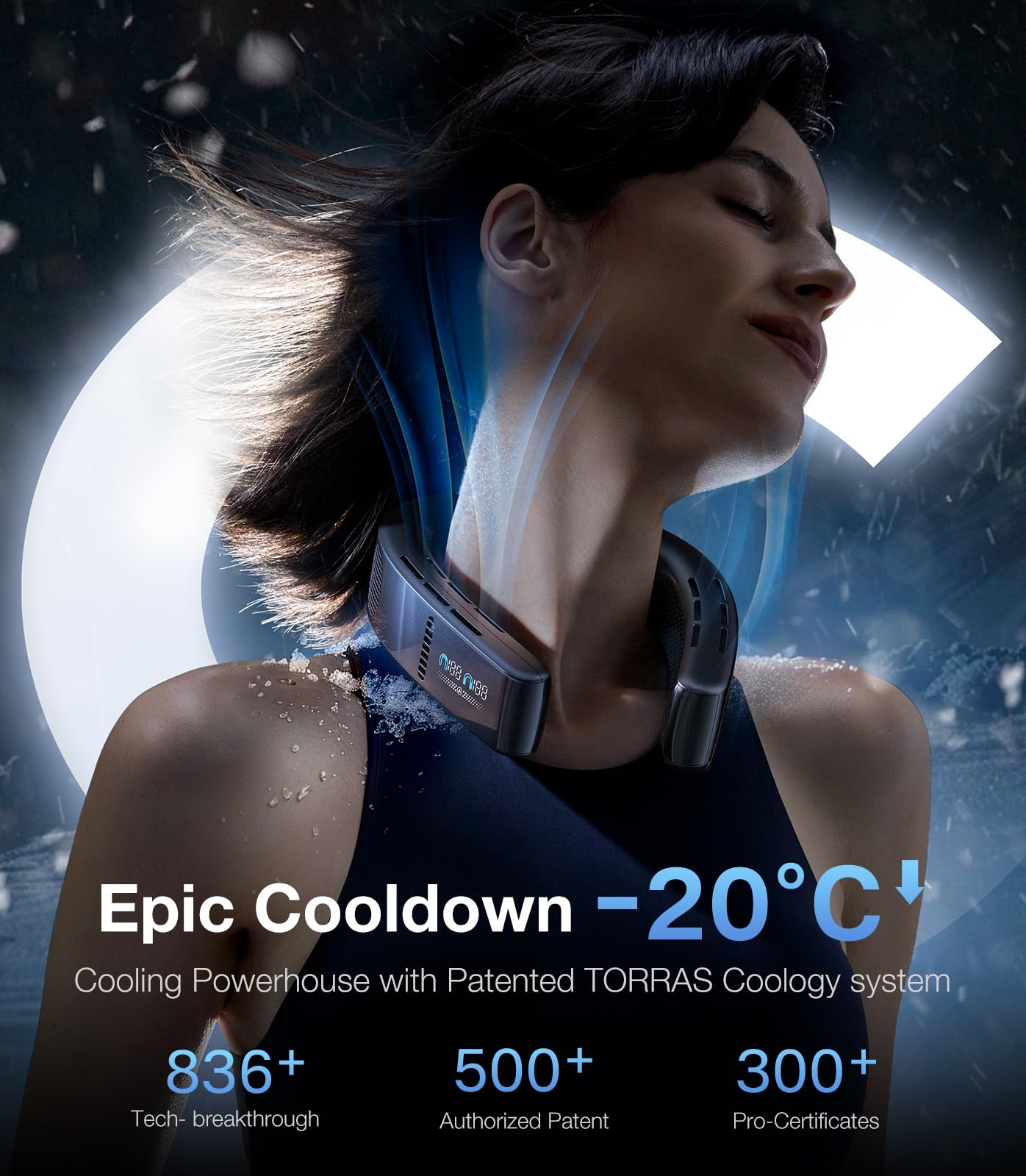 Foto 4 pulgar | Ventilador de Cuello Torras Coolify Cyber - Venta Internacional