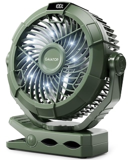 Foto 1 | Ventilador de Camping Gaiatop 4000 mAh con Luz Recargable y 3 Velocidades