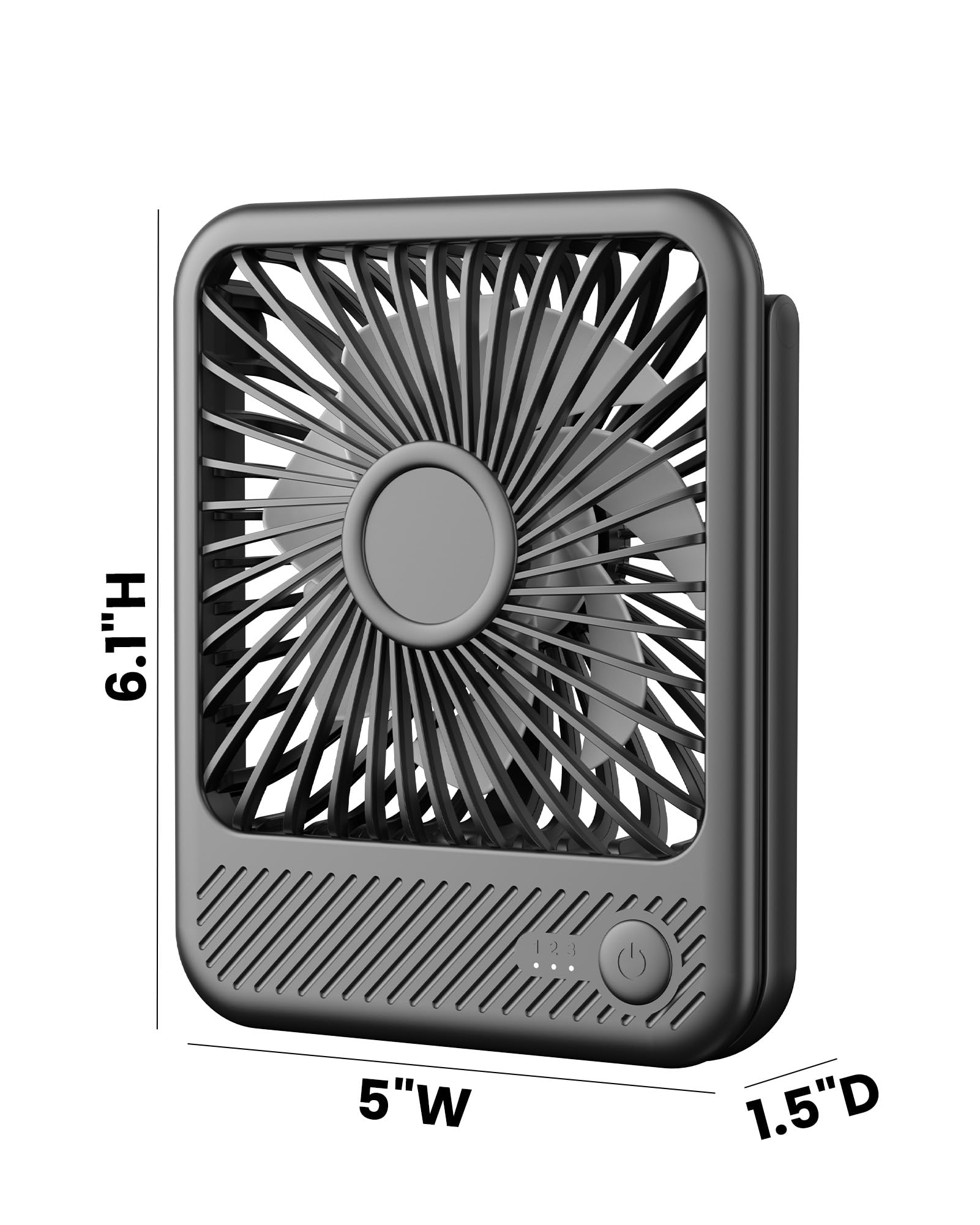 Foto 8 pulgar | Ventilador de Escritorio Koonie Ultrasilencioso Batería de 2.5 A 11 H 3 Velocidades USB - Venta Internacional