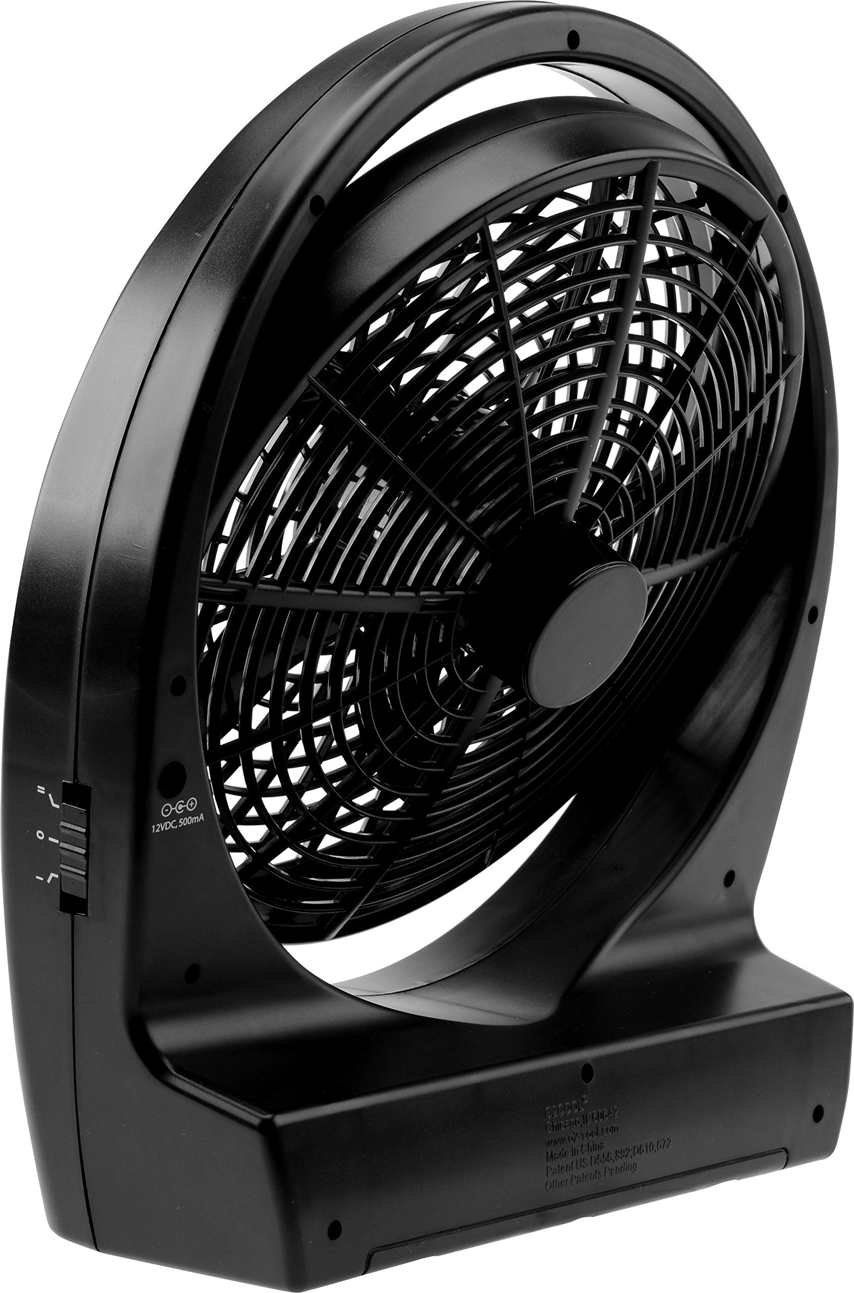 Foto 3 pulgar | Ventilador O2cool De 25 Cm, Funciona Con Pilas O Con Adaptador De Corriente Alterna - Venta Internacional.