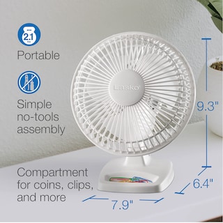 Foto 6 | Ventilador Lasko 2002w Personal De 6 Pulgadas Blanco - Venta Internacional.