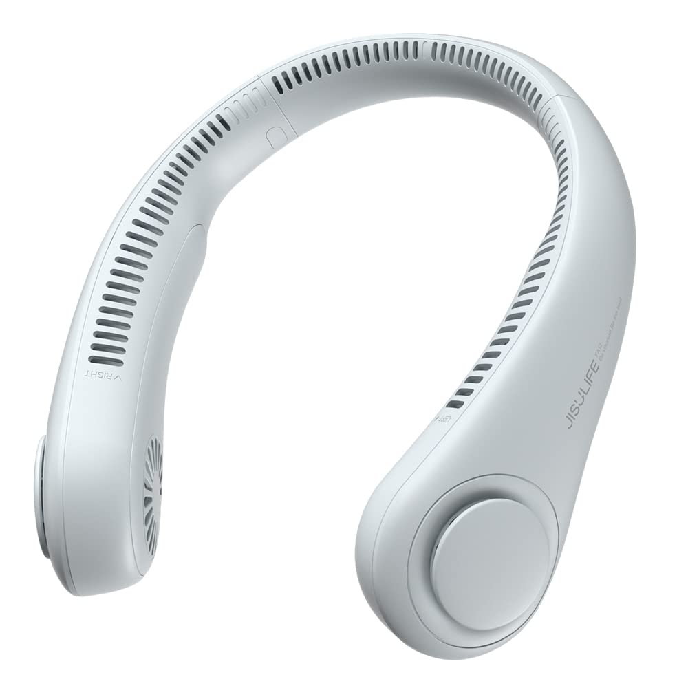 Foto 2 pulgar | Ventilador De Cuello Portátil Jisulife, Sin Hojas, Recargable, 4000 Mah, Gris - Venta Internacional.