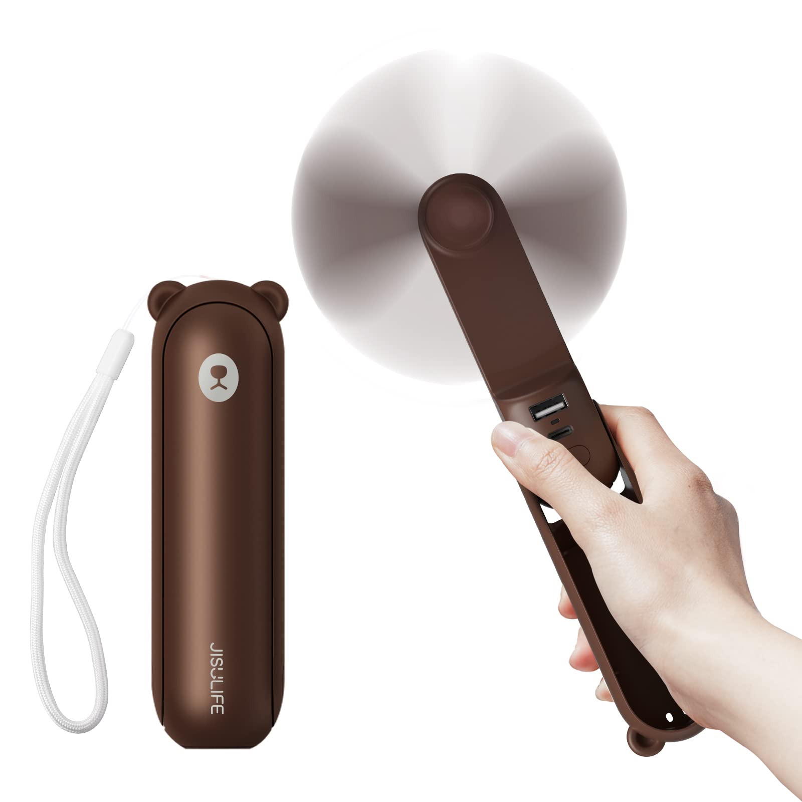 Foto 2 pulgar | Ventilador Portátil Jisulife Con Powerbank De 4500 Mah, 46 H De Autonomía - Venta Internacional.