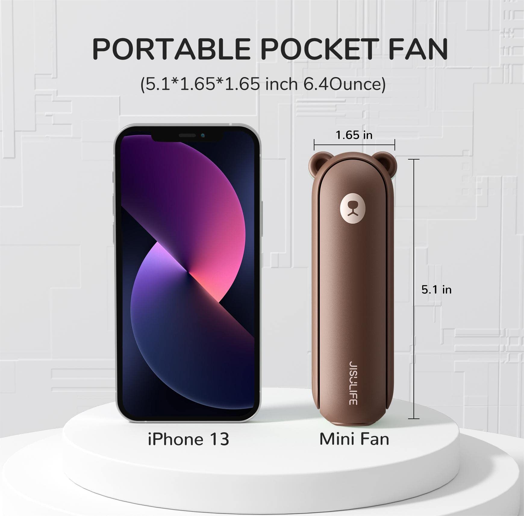 Foto 4 pulgar | Ventilador Portátil Jisulife Con Powerbank De 4500 Mah, 46 H De Autonomía - Venta Internacional.