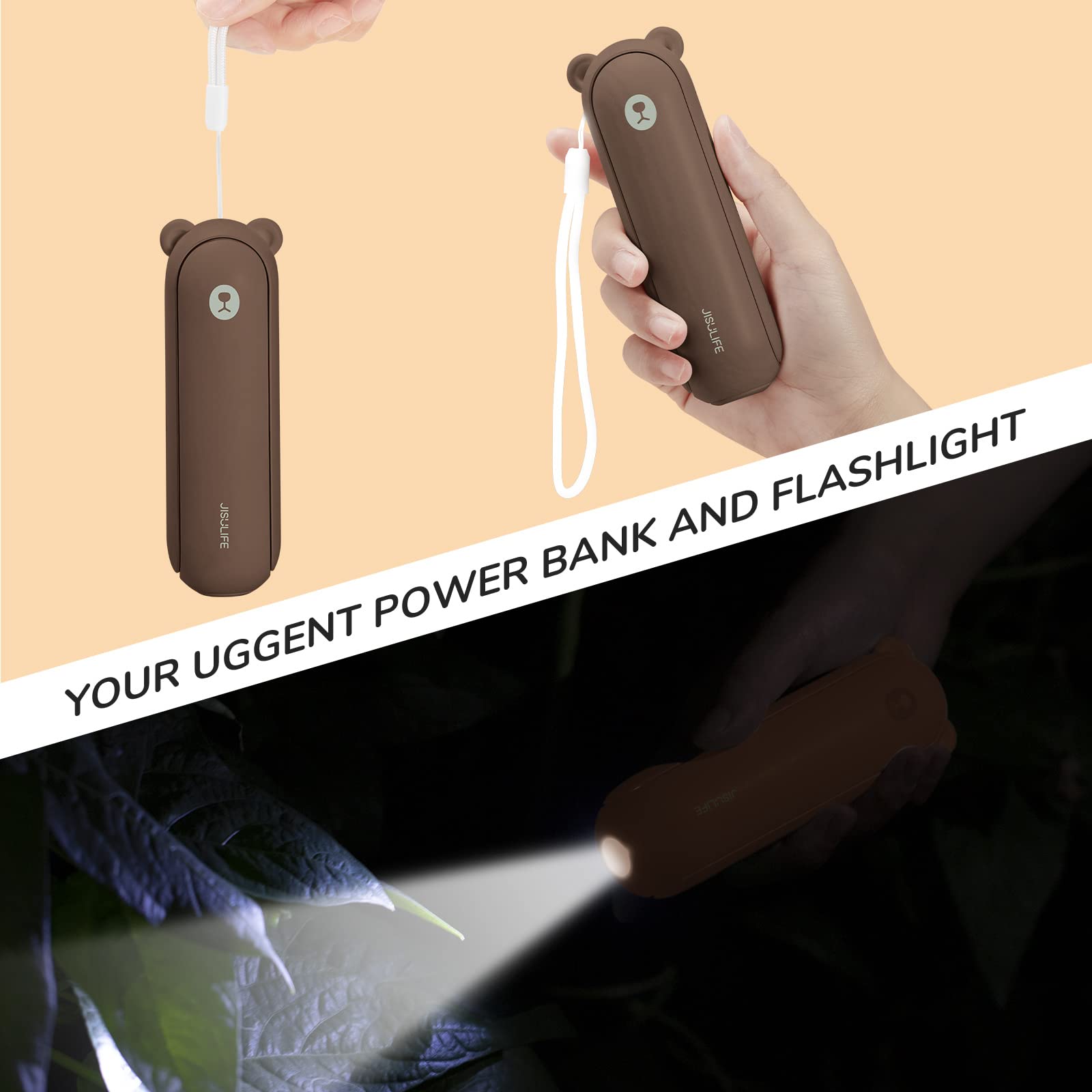 Foto 6 pulgar | Ventilador Portátil Jisulife Con Powerbank De 4500 Mah, 46 H De Autonomía - Venta Internacional.