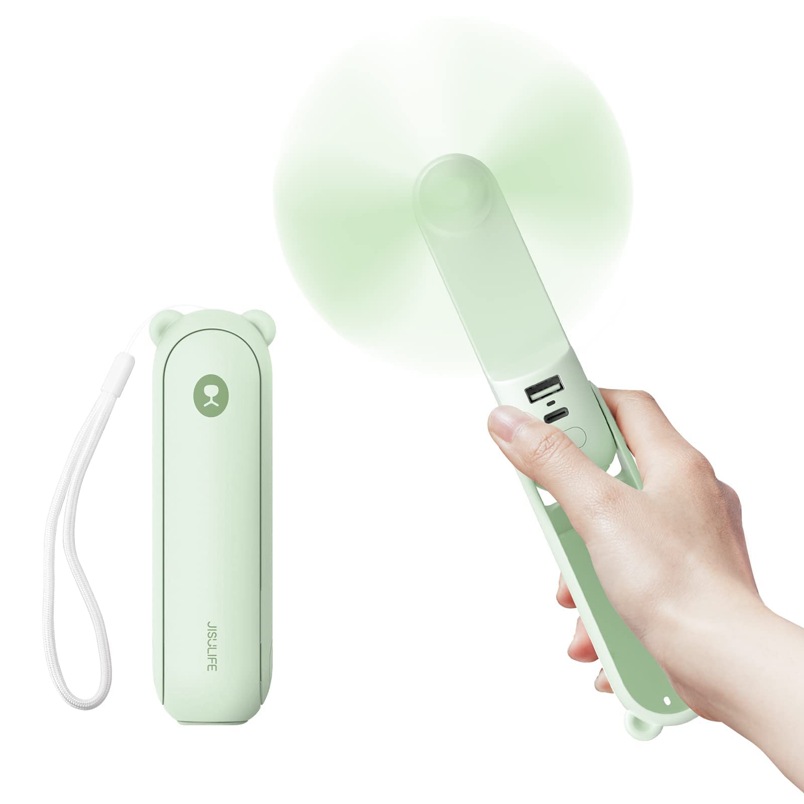 Foto 2 pulgar | Ventilador Portátil Jisulife con Powerbank de 4500 Mah 46 H de Autonomía - Venta Internacional