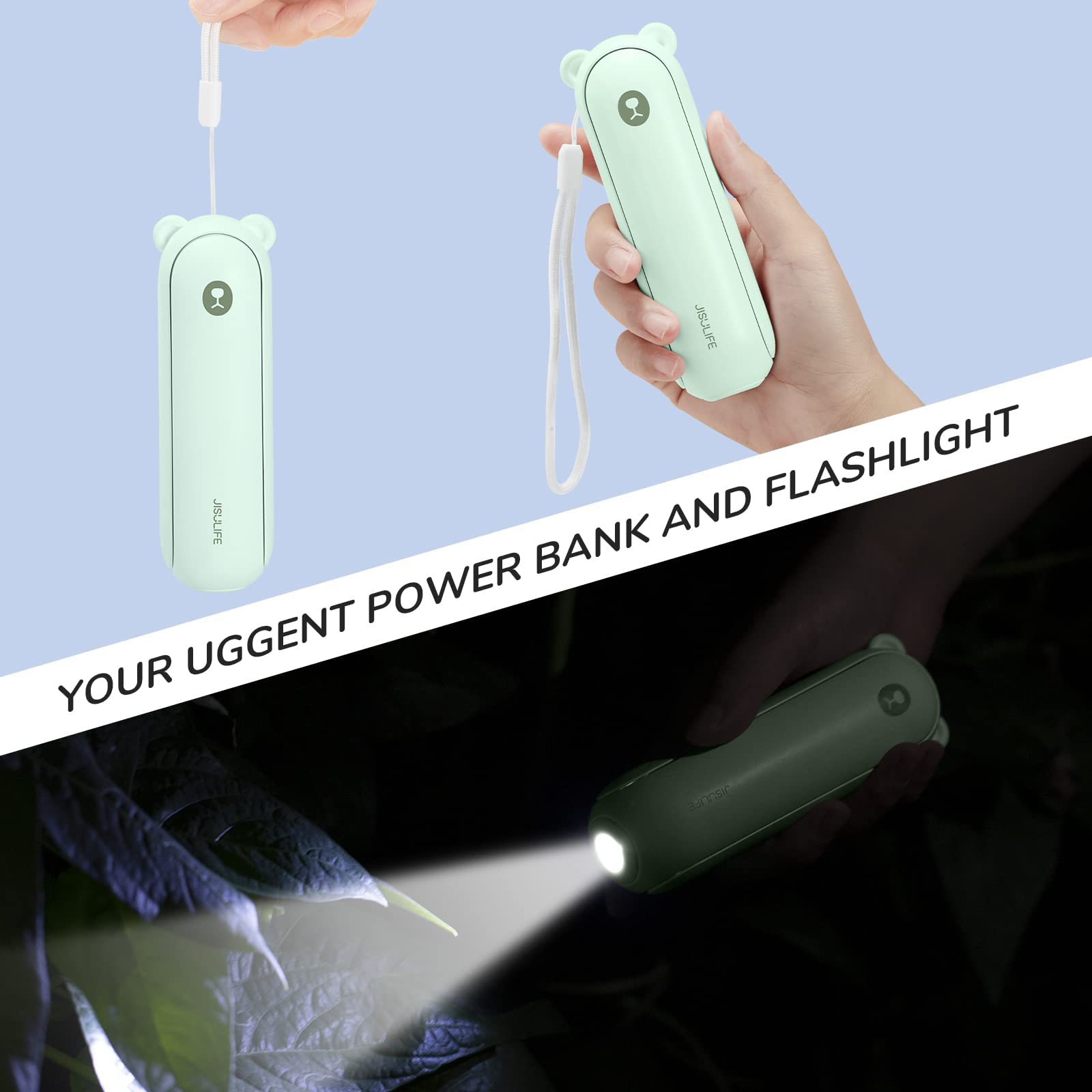 Foto 4 | Ventilador Portátil Jisulife con Powerbank de 4500 Mah 46 H de Autonomía - Venta Internacional