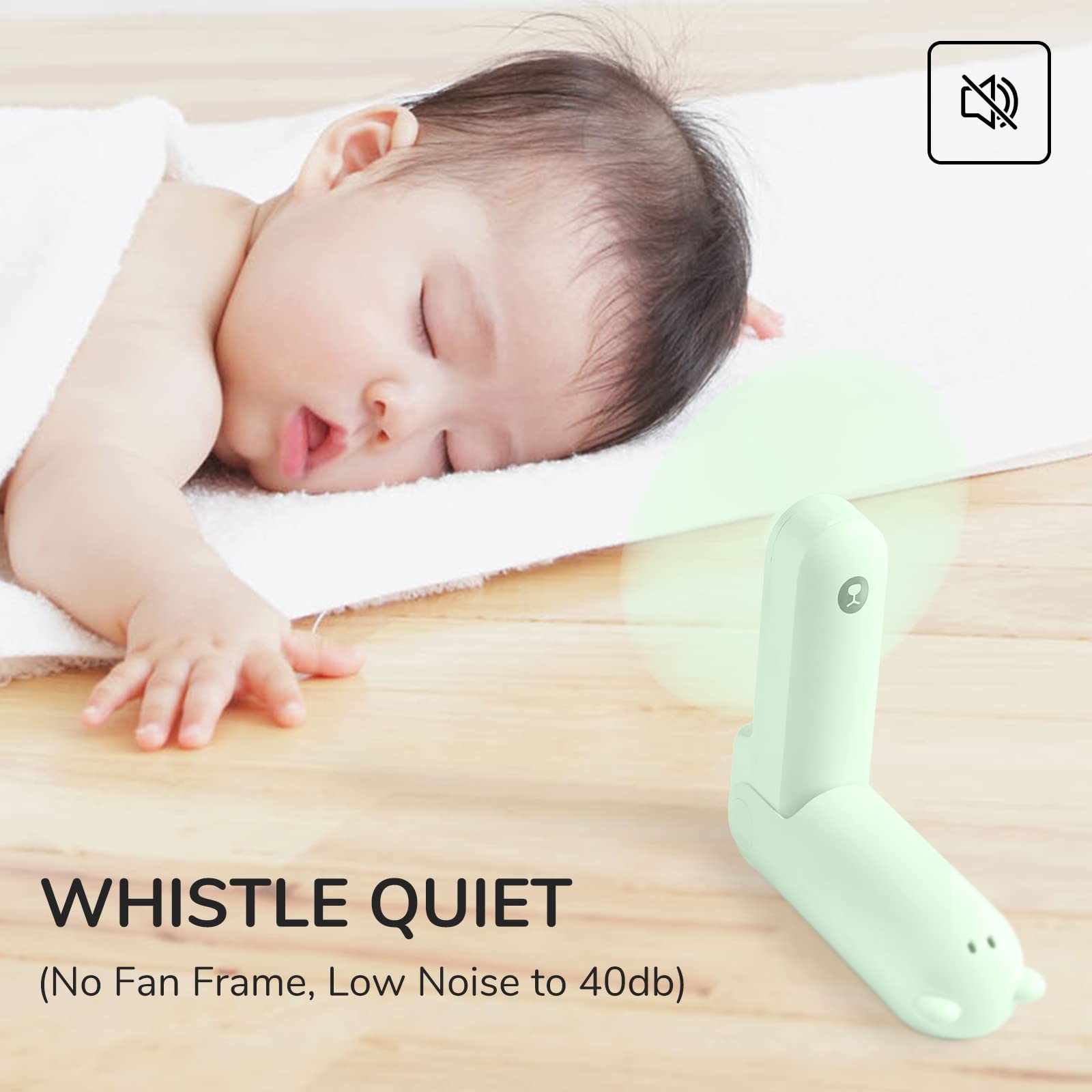 Foto 5 | Ventilador Portátil Jisulife con Powerbank de 4500 Mah 46 H de Autonomía - Venta Internacional