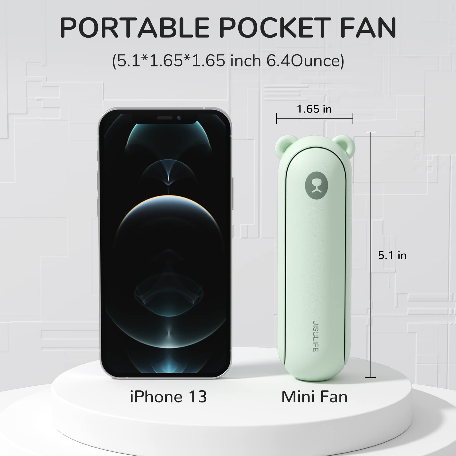 Foto 8 pulgar | Ventilador Portátil Jisulife con Powerbank de 4500 Mah 46 H de Autonomía - Venta Internacional