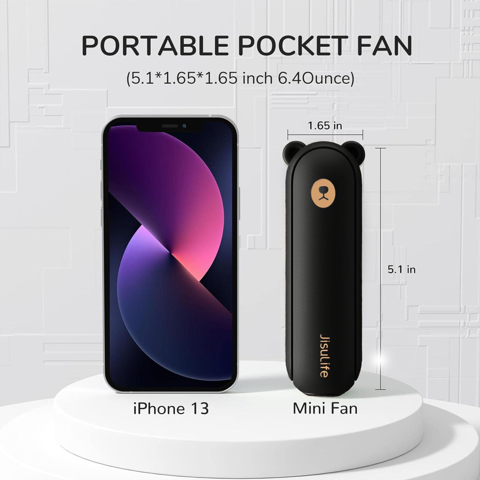 Foto 4 pulgar | Ventilador Portátil Jisulife Con Powerbank De 4500 Mah, 46 H De Autonomía - Venta Internacional.