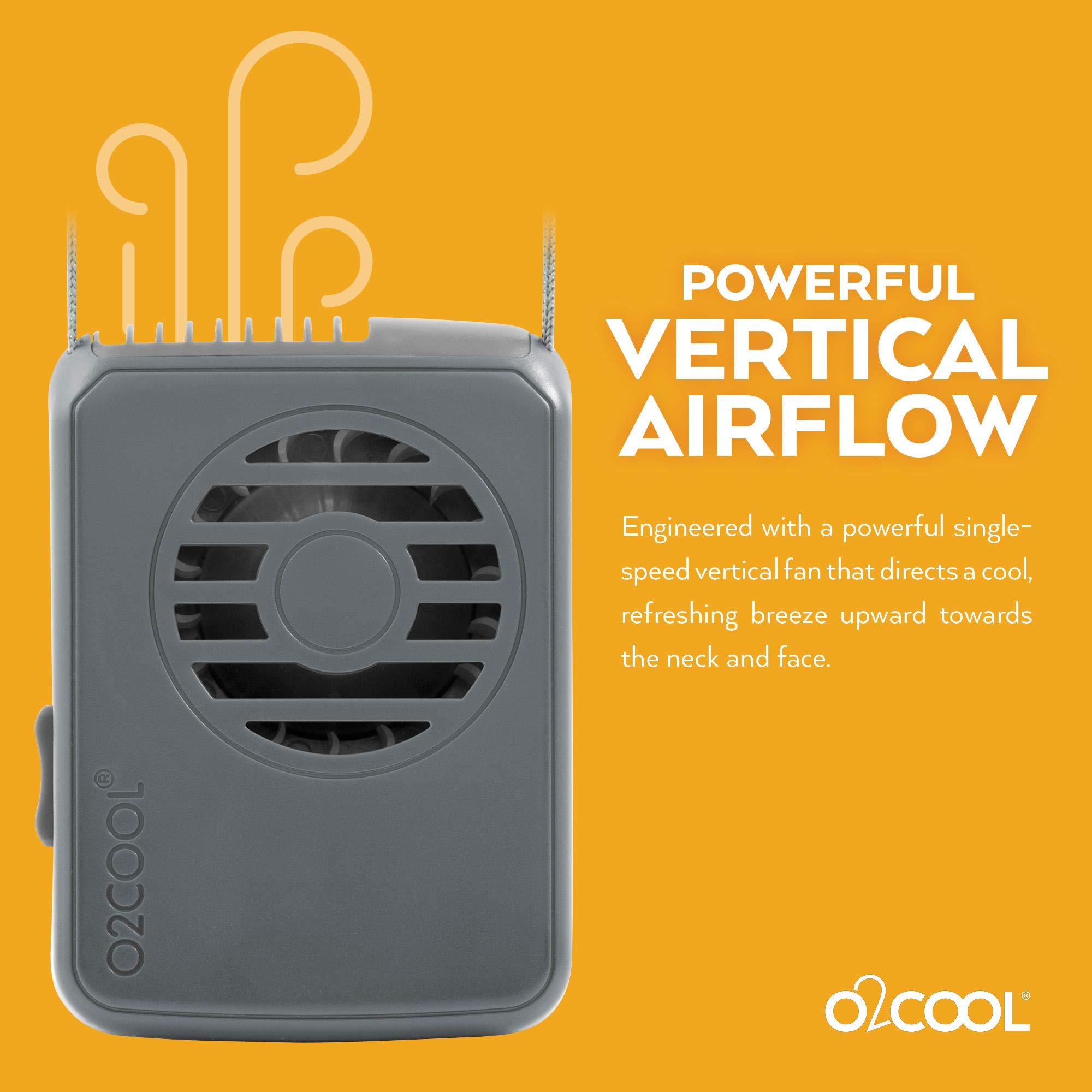 Foto 4 pulgar | Ventilador Neck Personal Travel O2cool Con Batería Gris - Venta Internacional.