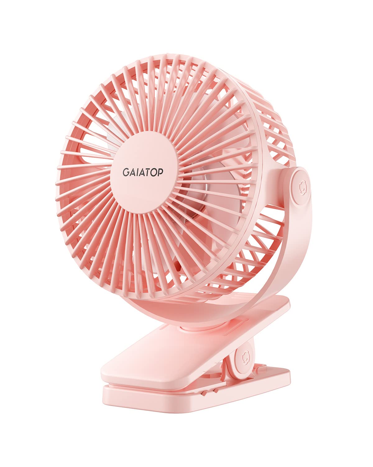 Ventilador Portátil Con Clip Gaiatop Gaiatop, Funciona Con Pilas, Color Rosa - Venta Internacional. $686