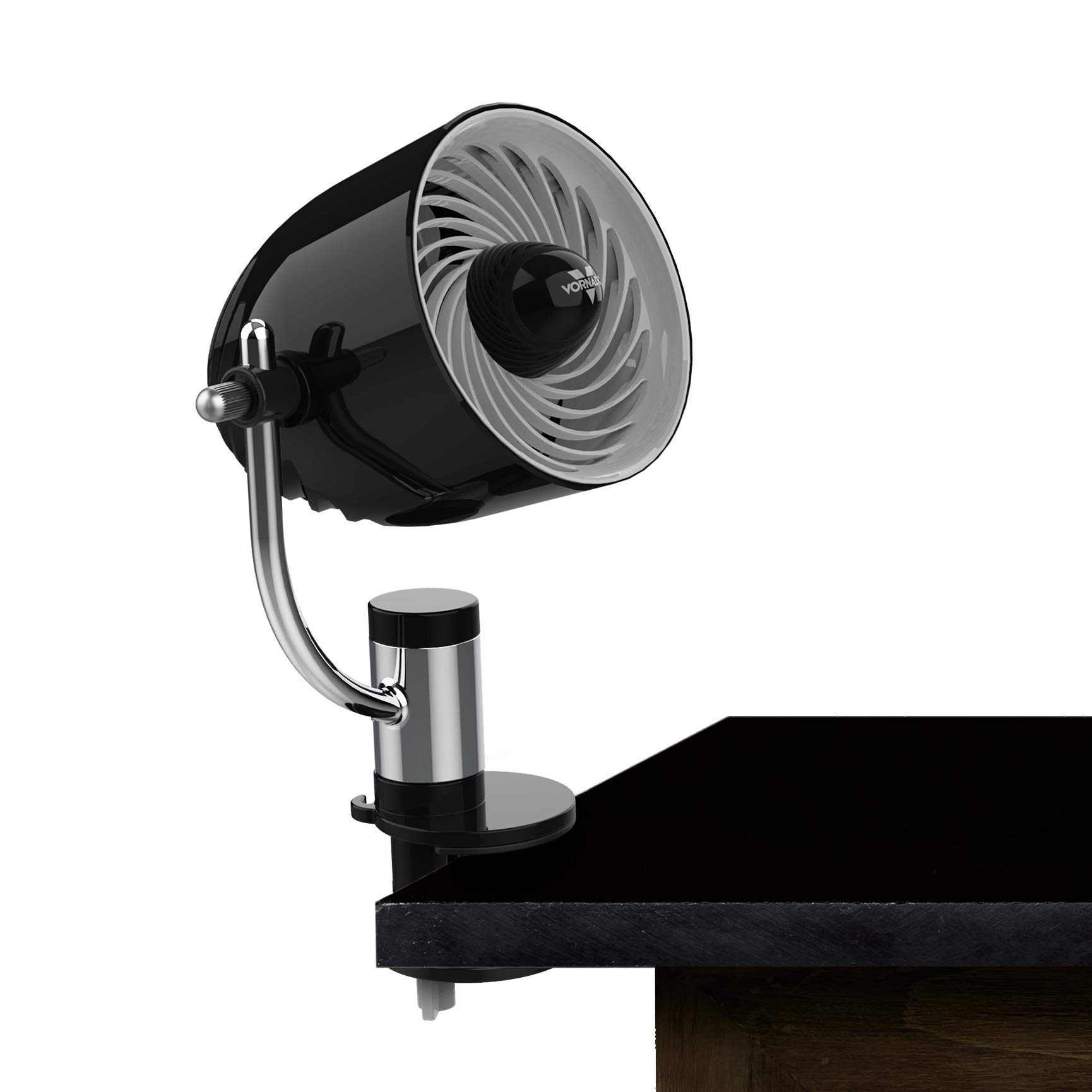 Ventilador Circular de Aire Vornado Pivot Clip Negro - Venta Internacional