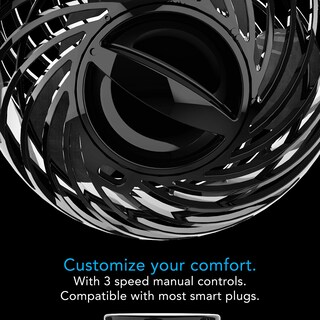 Foto 3 | Ventilador Circular de Aire Vornado Pivot Clip Negro - Venta Internacional