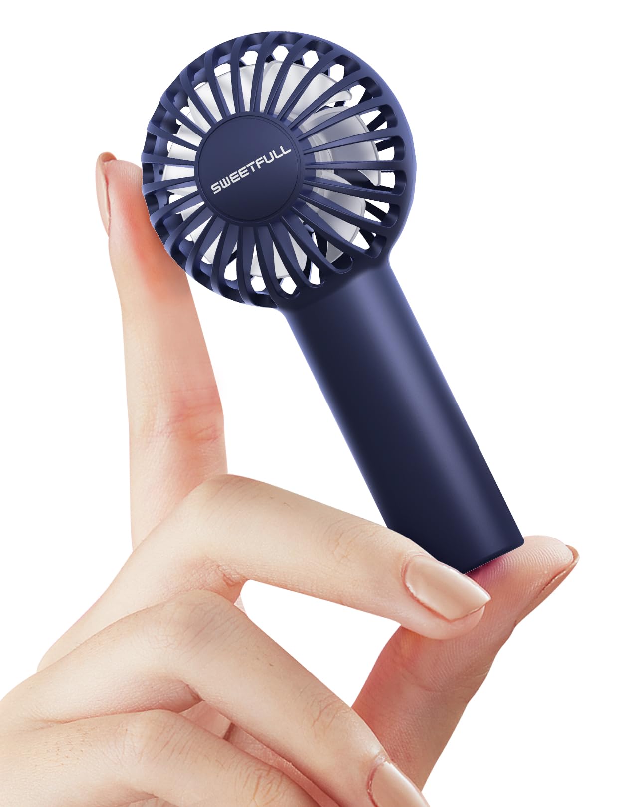 Foto 8 pulgar | Ventilador De Mano Sweetfull Mini Portátil Recargable Azul - Venta Internacional.