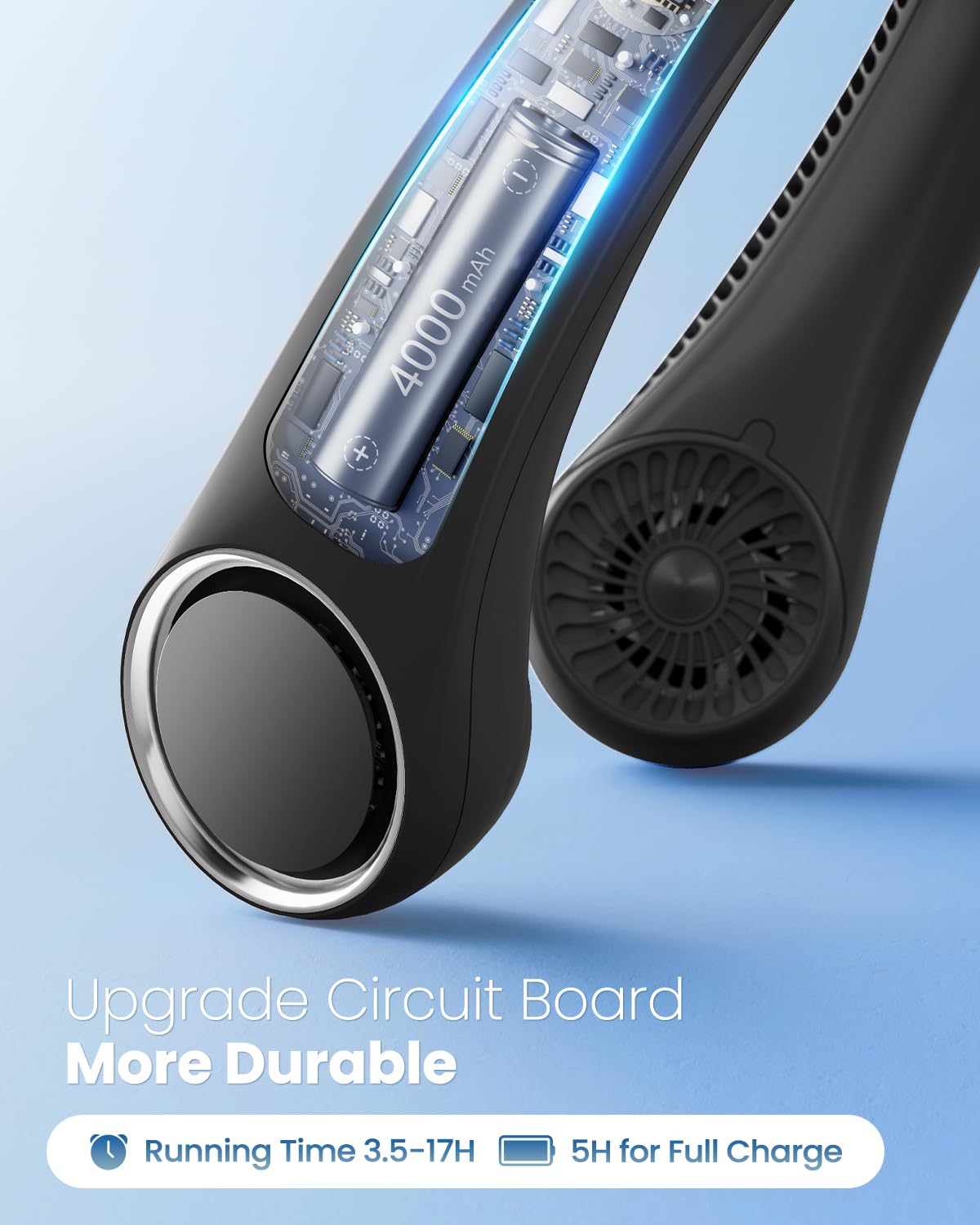 Foto 5 pulgar | Ventilador de Cuello Gaiatop Recargable sin Aspas - Venta Internacional