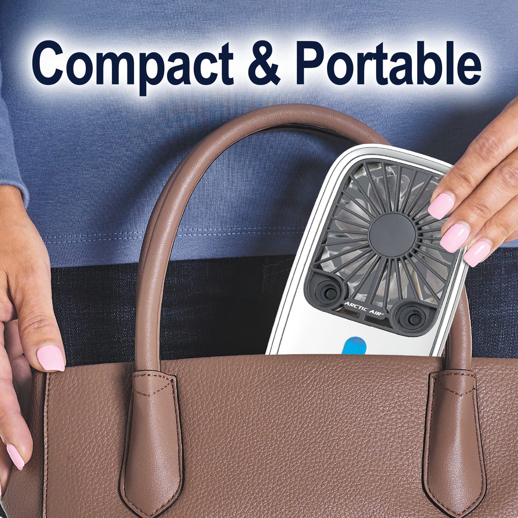 Foto 5 pulgar | Ventilador Portátil Arctic Air Pocket Chill con Batería de 12 Horas De Duración - Venta Internacional