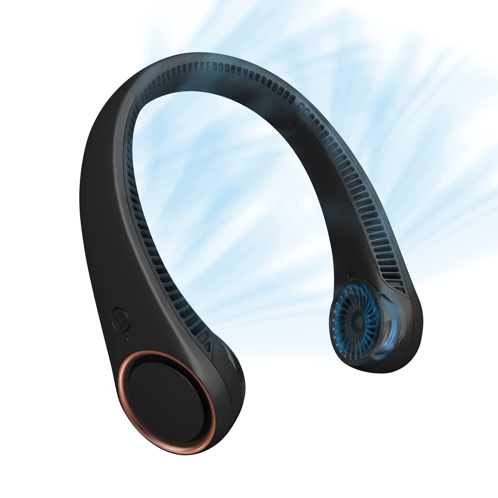Foto 1 | Ventilador de Cuello Civpower Portátil Recargable Negro - Venta Internacional