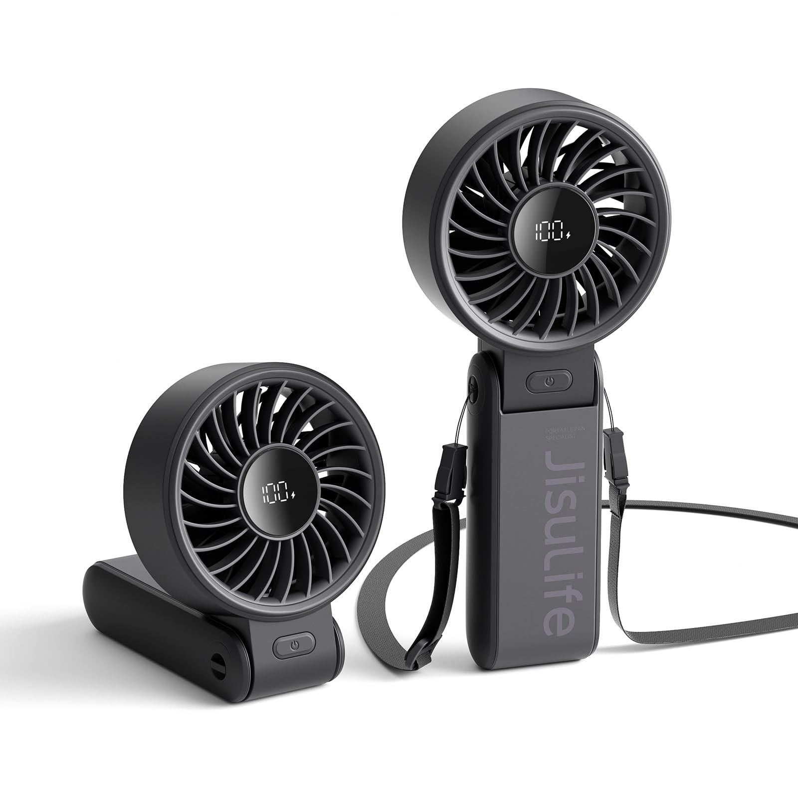Foto 2 pulgar | Ventilador Portátil Jisulife Life7 2024 Con Pantalla Led 5000 Mah Negro - Venta Internacional.