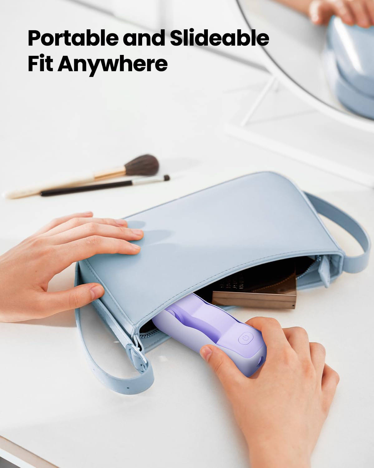 Foto 4 pulgar | Ventilador De Mano Gaiatop Cute Clouds Mini Slide 3 Speed Purple - Venta Internacional.