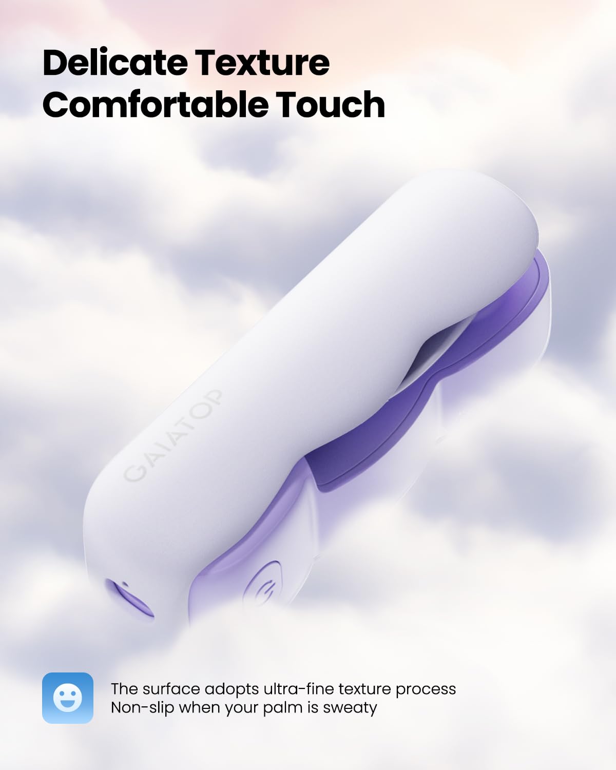 Foto 5 pulgar | Ventilador De Mano Gaiatop Cute Clouds Mini Slide 3 Speed Purple - Venta Internacional.
