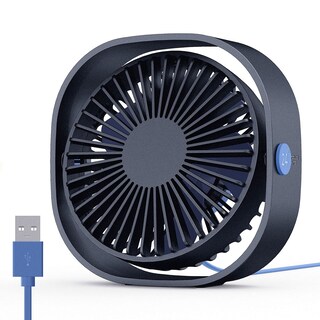Foto 1 | Ventilador de Escritorio Easyacc USB 3 Velocidades Giratorio 360° - Venta Internacional