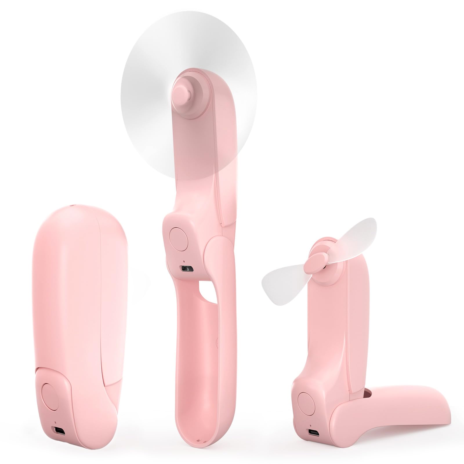 Ventilador de Mano Koonie Portátil Mini Rosa - Venta Internacional
