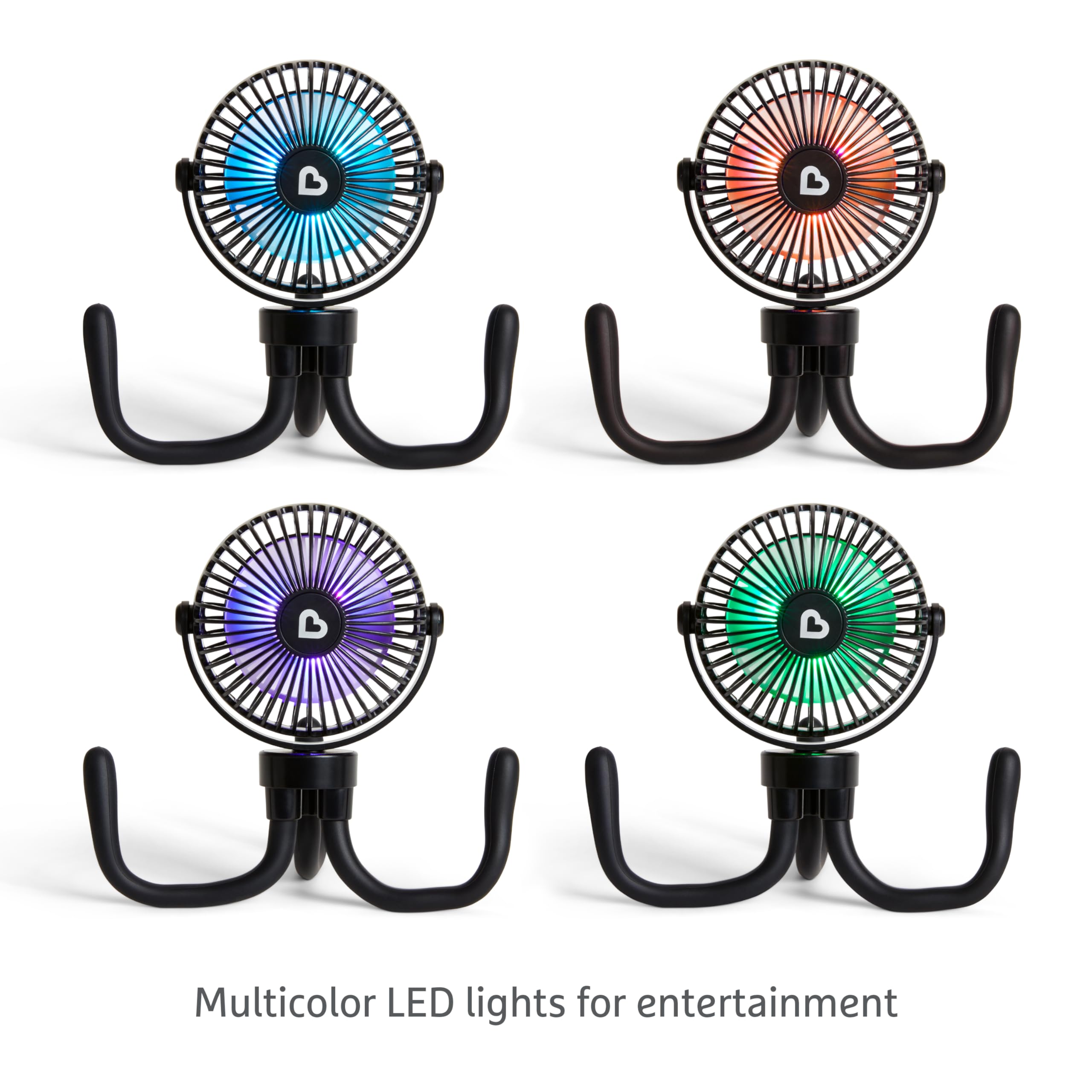 Foto 6 pulgar | Ventilador Portátil Para Cochecito Munchkin Para Bebés Con Luces Led - Venta Internacional.