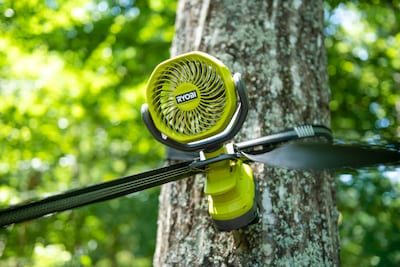 Foto 4 | Ventilador Ryobi Rcf18-0 One+ Inalámbrico De 18 V Con Pinza De 10 Cm, Hiperverde - Venta Internacional.