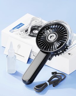 Foto 7 | Ventilador Nebulizador Portátil Sweetfull Plegable 180° con Tanque de Agua 30 Ml - Venta Internacional
