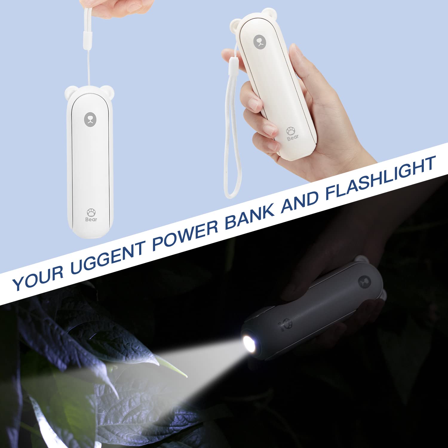 Foto 5 | Ventilador Portátil Jisulife Blanco-Venta Internacional