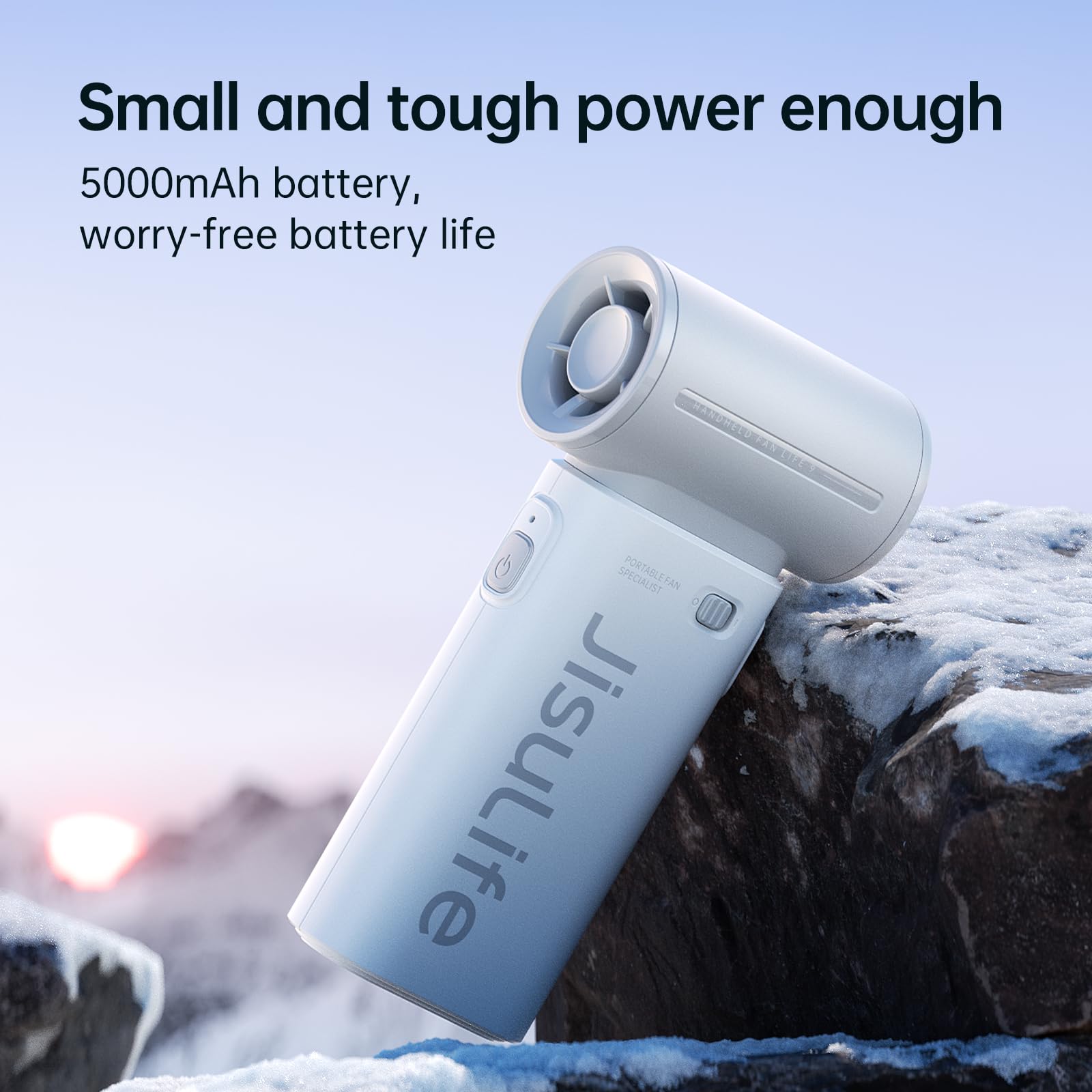 Foto 8 pulgar | Ventilador De Mano Jisulife Life9 Turbo 5000 Mah Recargable Por Usb - Venta Internacional.