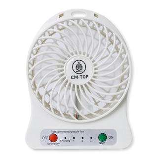 Foto 1 | Mini Ventilador De Mano Blanco
